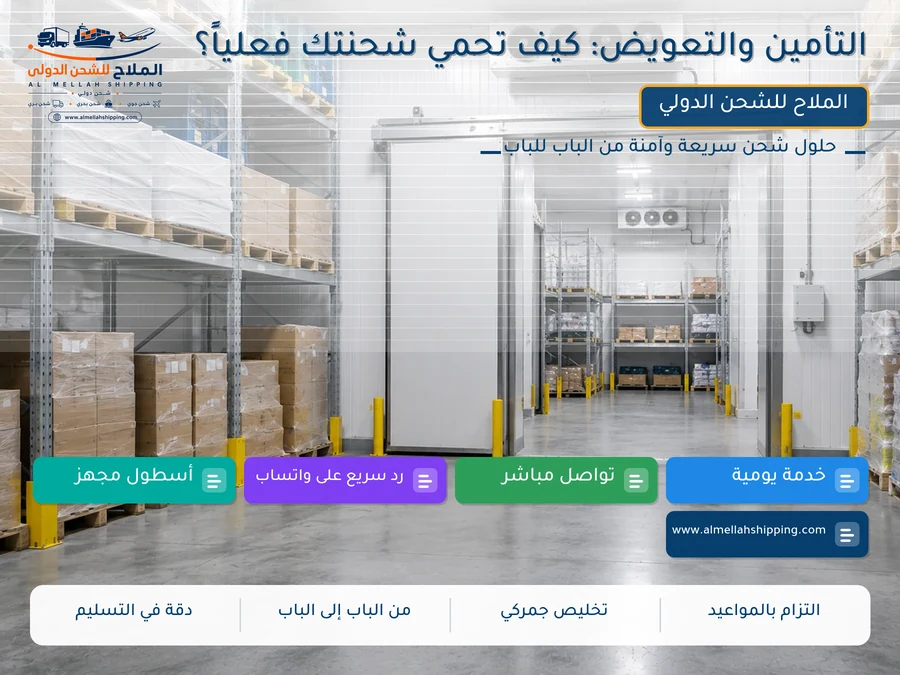التأمين والتعويض: كيف تحمي شحنتك فعلياً؟