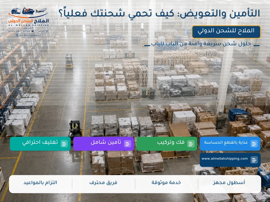 التأمين والتعويض: كيف تحمي شحنتك فعلياً؟