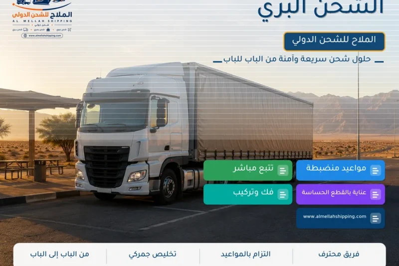 الشحن البري