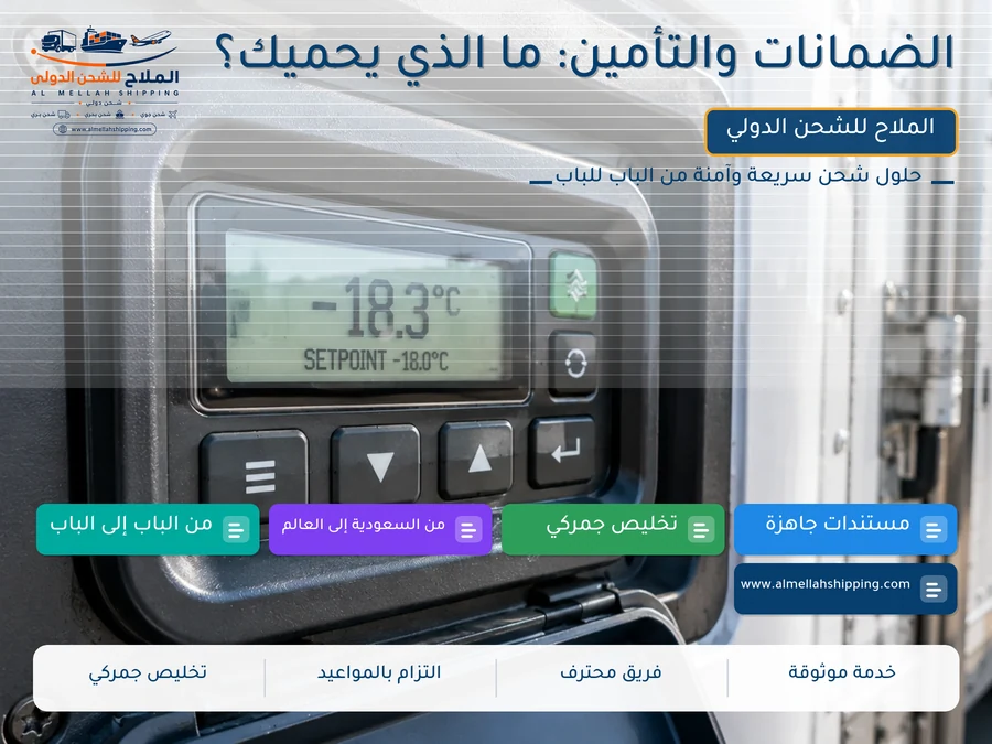 الضمانات والتأمين: ما الذي يحميك؟