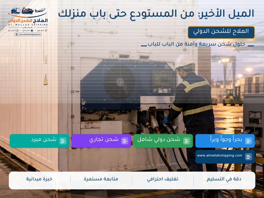الميل الأخير: من المستودع حتى باب منزلك
