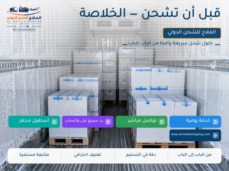 قبل أن تشحن — الخلاصة