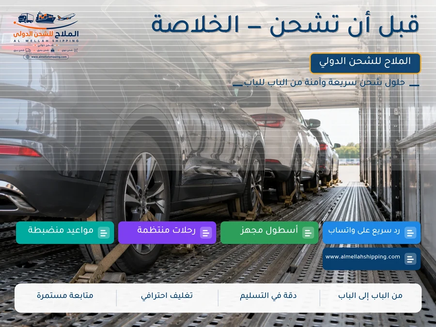 قبل أن تشحن — الخلاصة