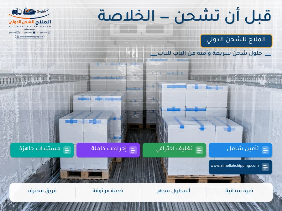 قبل أن تشحن — الخلاصة