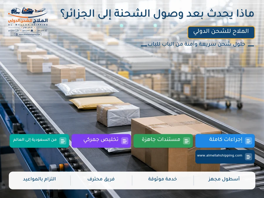 ماذا يحدث بعد وصول الشحنة إلى الجزائر؟