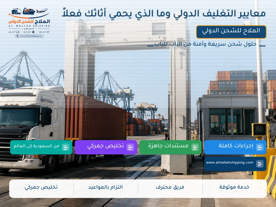 معايير التغليف الدولي وما الذي يحمي أثاثك فعلاً