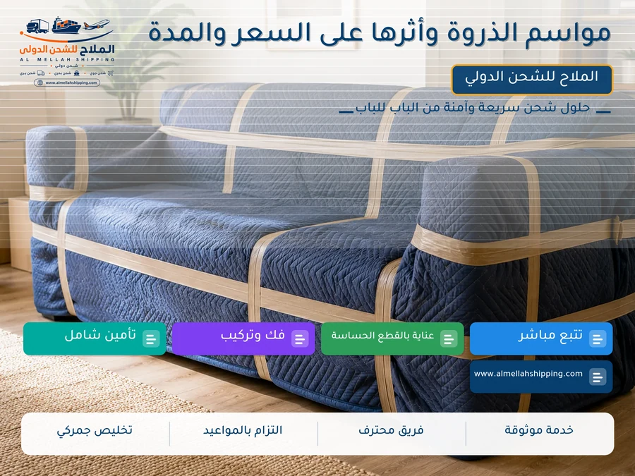 مواسم الذروة وأثرها على السعر والمدة