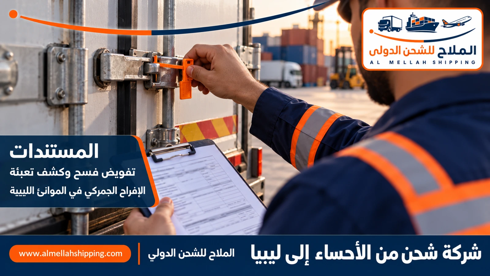 مستندات الشحن والتخليص الجمركي من الأحساء إلى ليبيا