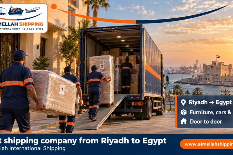 Best shipping company from Riyadh to Egypt — Al Mellah International Shipping
