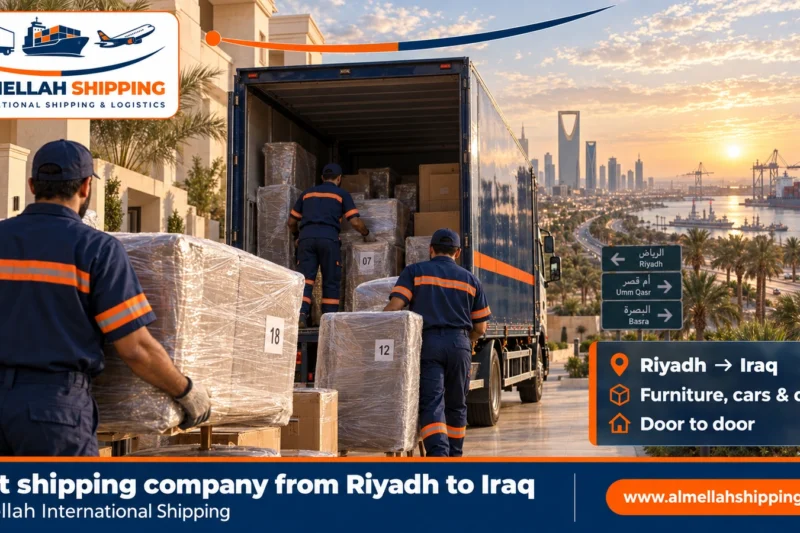 Best shipping company from Riyadh to Iraq — Al Mellah International Shipping