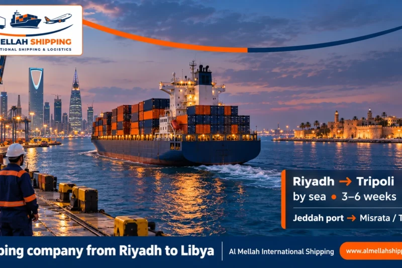 Best shipping company from Riyadh to Libya — Al Mellah International Shipping