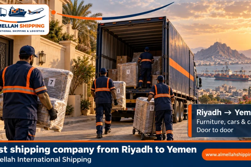 Best shipping company from Riyadh to Yemen — Al Mellah International Shipping