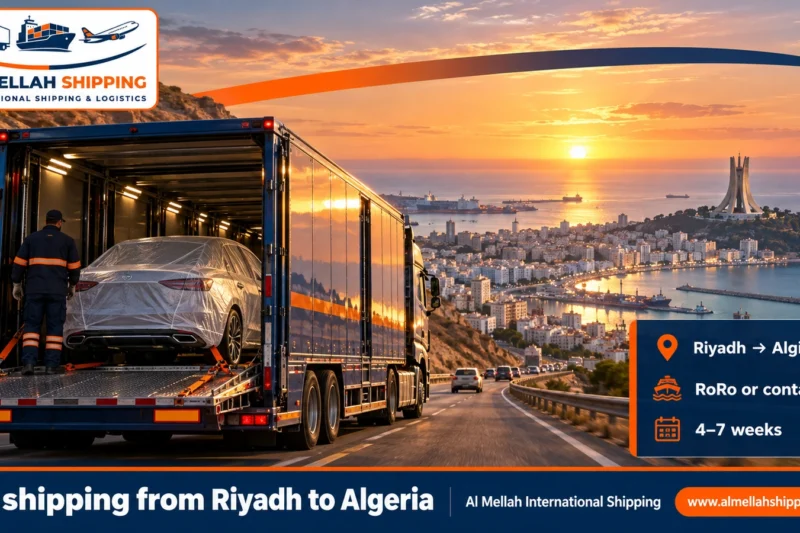Car shipping from Riyadh to Algeria — Al Mellah International Shipping