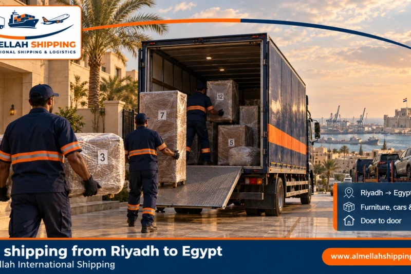 Car shipping from Riyadh to Egypt — Al Mellah International Shipping