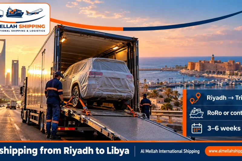 Car shipping from Riyadh to Libya — Al Mellah International Shipping
