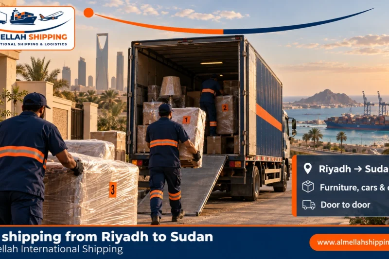 Car shipping from Riyadh to Sudan — Al Mellah International Shipping