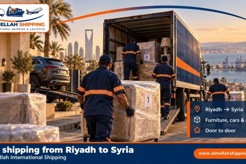 Car shipping from Riyadh to Syria — Al Mellah International Shipping