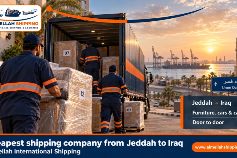 Cheapest shipping company from Jeddah to Iraq — Al Mellah International Shipping