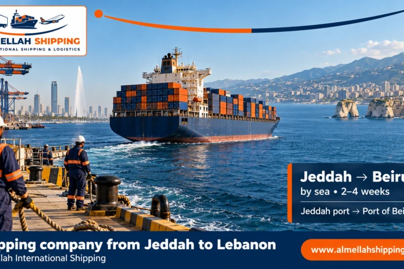 Cheapest shipping company from Jeddah to Lebanon — Al Mellah International Shipping