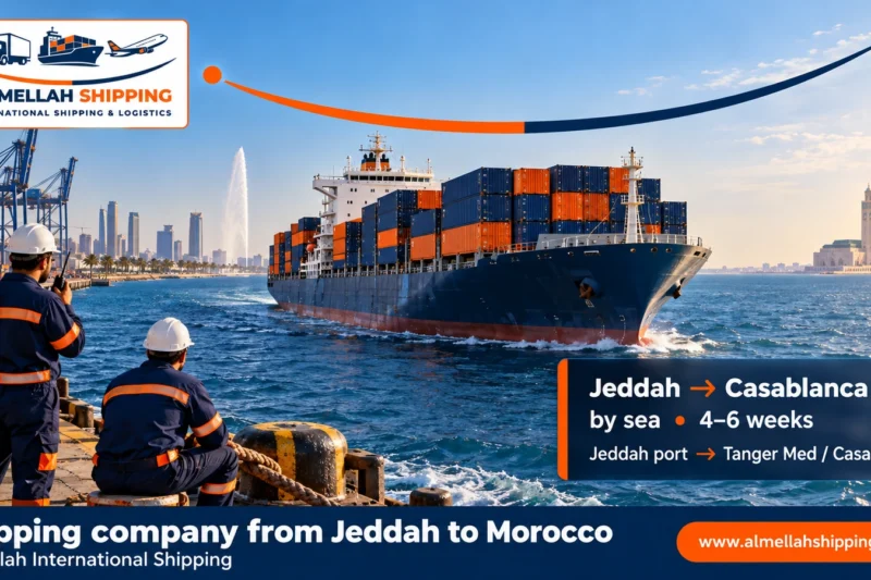 Cheapest shipping company from Jeddah to Morocco — Al Mellah International Shipping