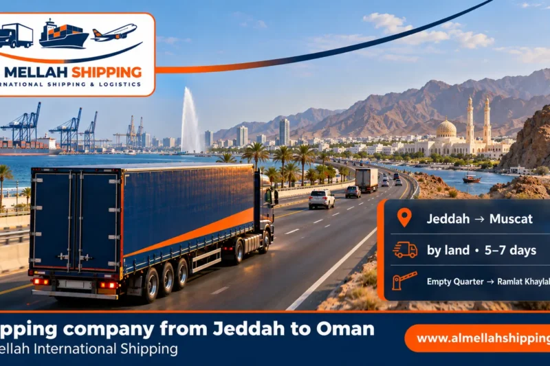 Cheapest shipping company from Jeddah to Oman — Al Mellah International Shipping