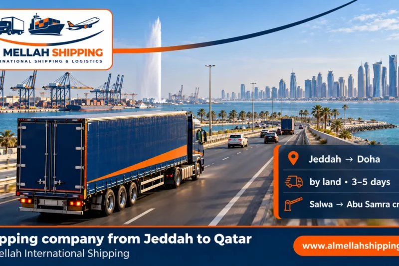 Cheapest shipping company from Jeddah to Qatar — Al Mellah International Shipping