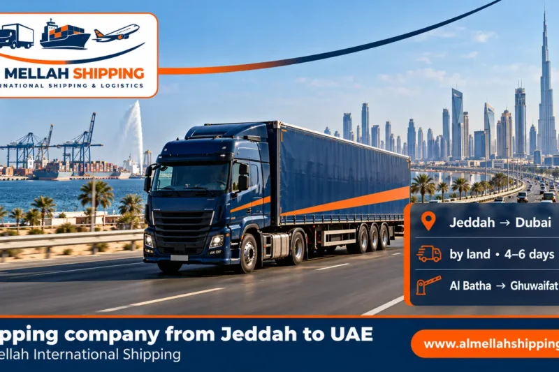 Cheapest shipping company from Jeddah to UAE — Al Mellah International Shipping