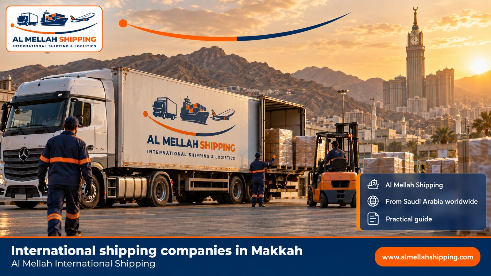 International shipping companies in Makkah — Al Mellah International Shipping