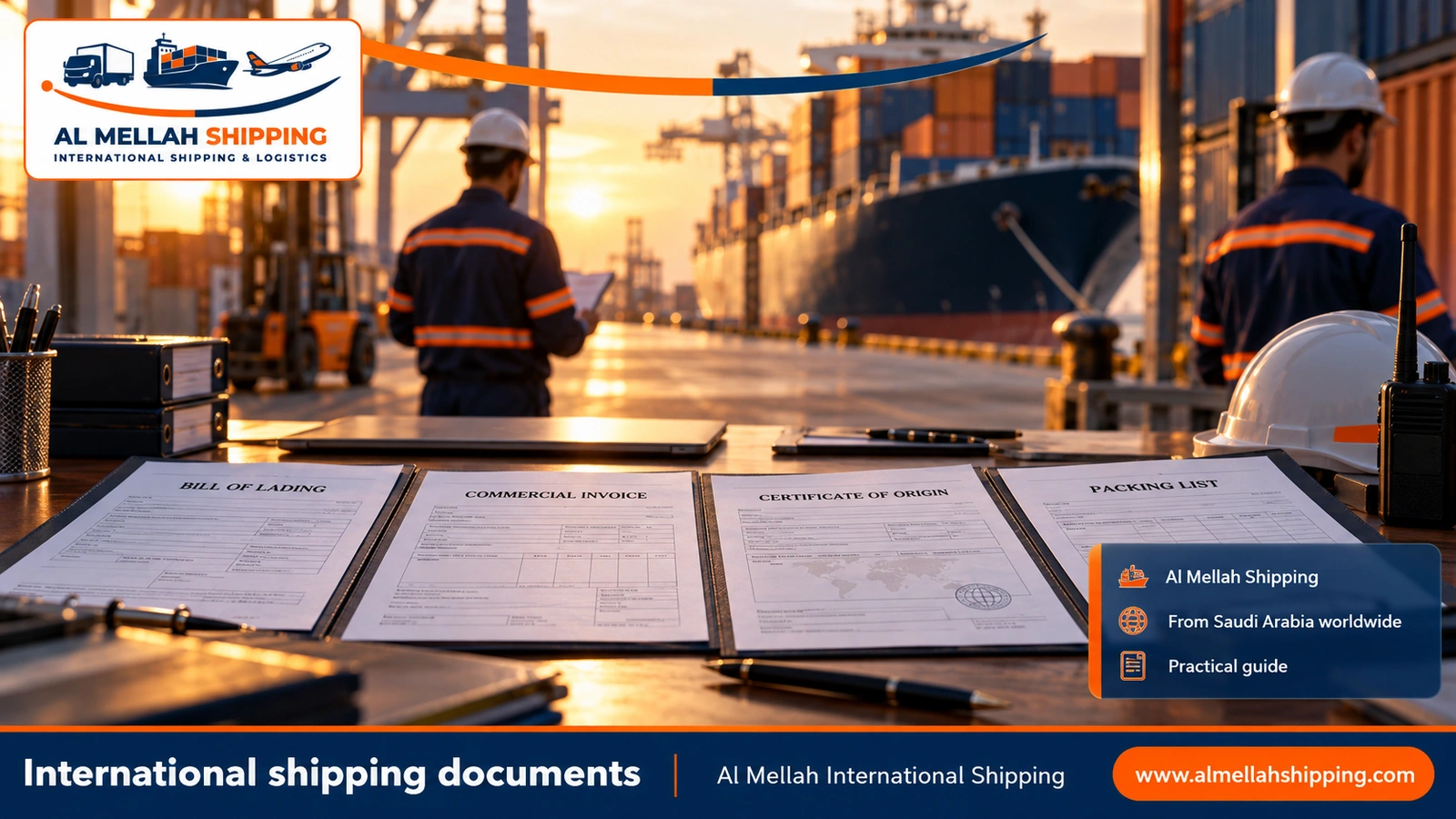 International shipping documents — Al Mellah International Shipping