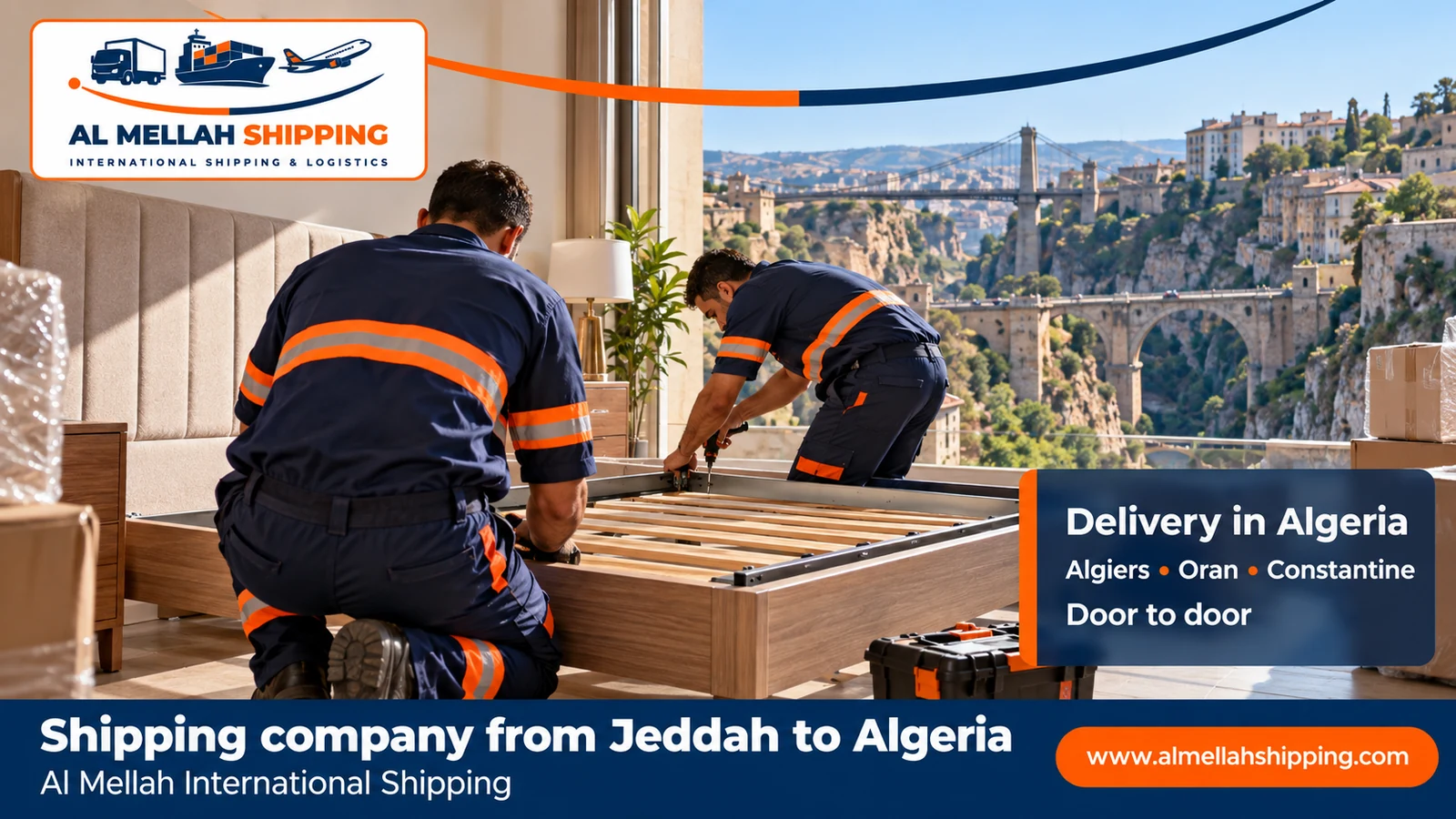 Shipment delivery in Algeria — shipping from Jeddah to Algeria