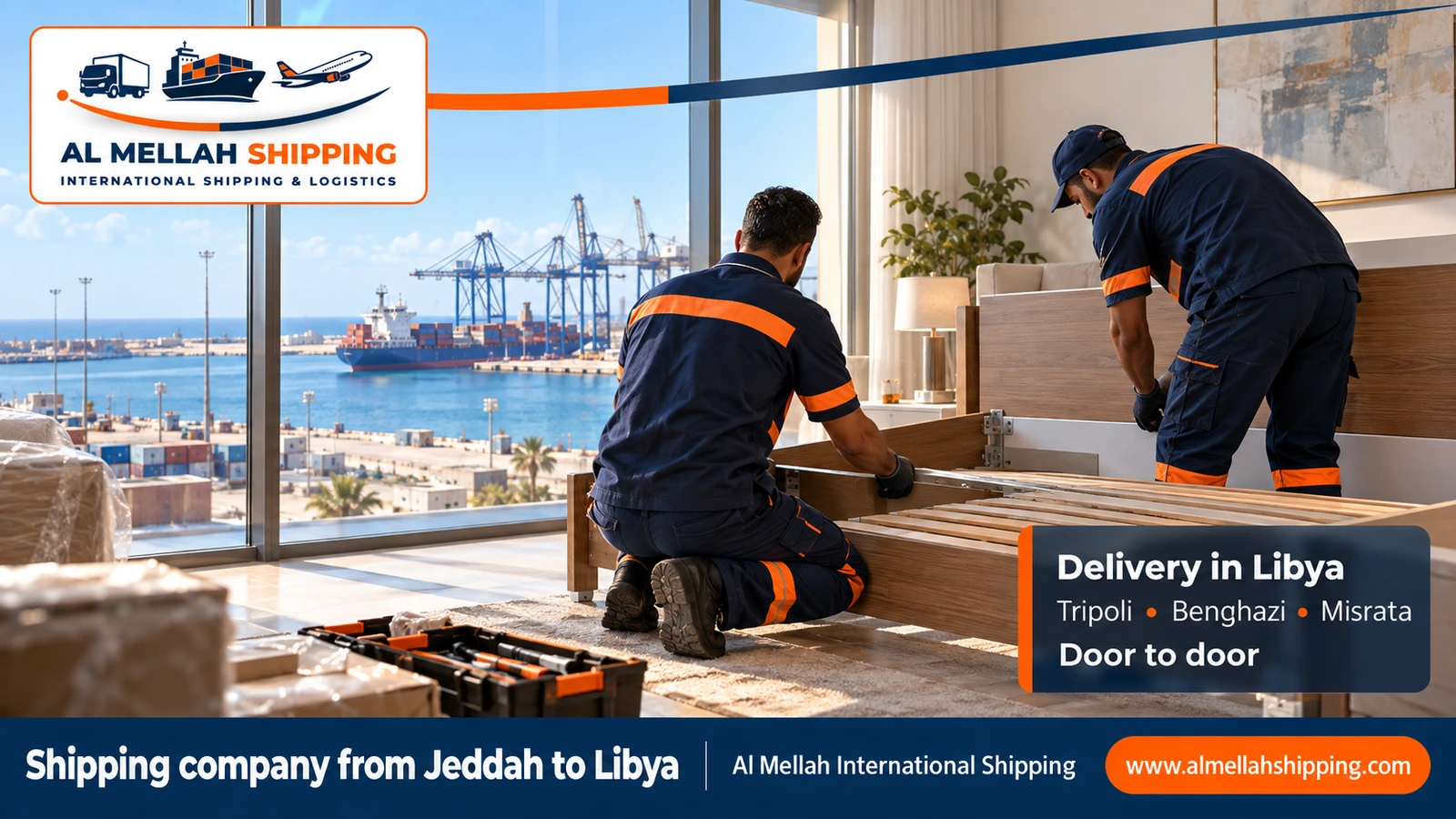 Shipment delivery in Libya — shipping from Jeddah to Libya