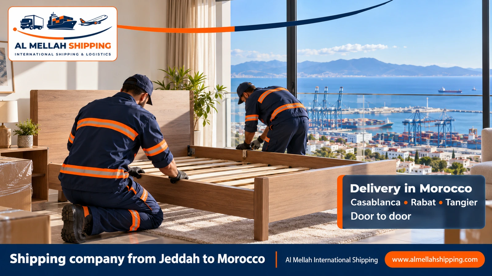 Shipment delivery in Morocco — shipping from Jeddah to Morocco