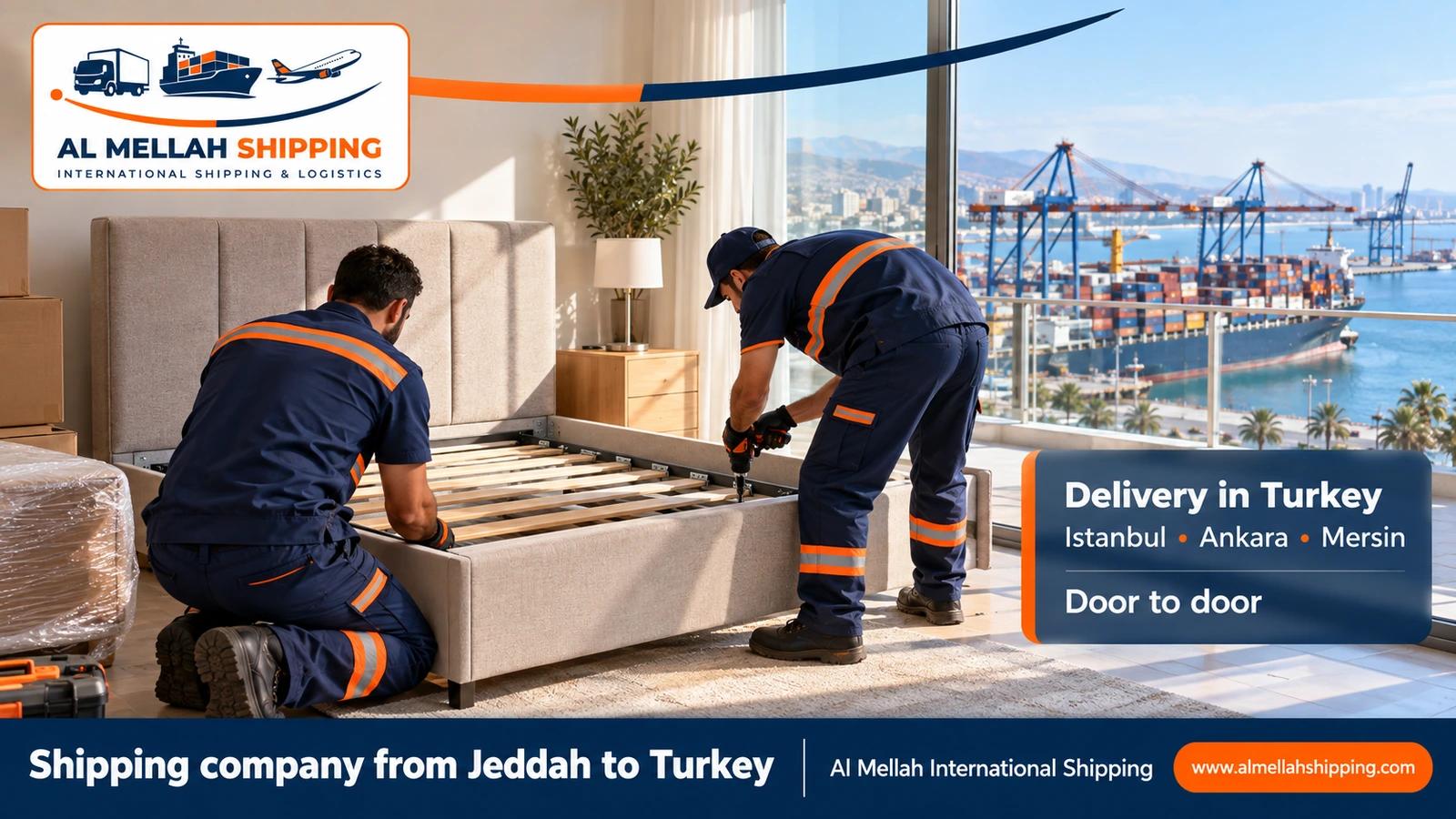Shipment delivery in Turkey — shipping from Jeddah to Turkey
