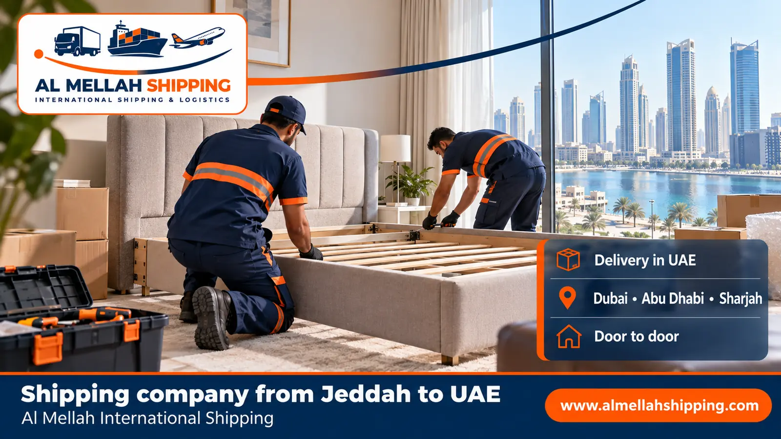 Shipment delivery in the UAE — shipping from Jeddah to the UAE