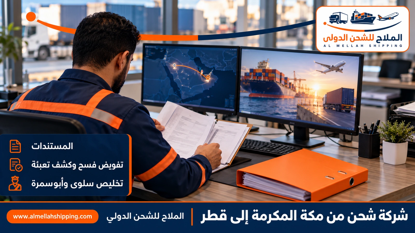 مستندات الشحن والتخليص الجمركي من مكة المكرمة إلى قطر
