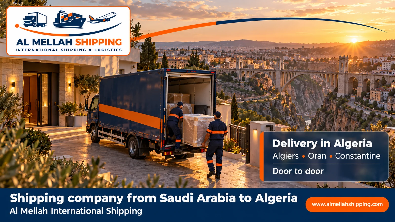 Shipment delivery in Algeria — shipping from Saudi Arabia to Algeria