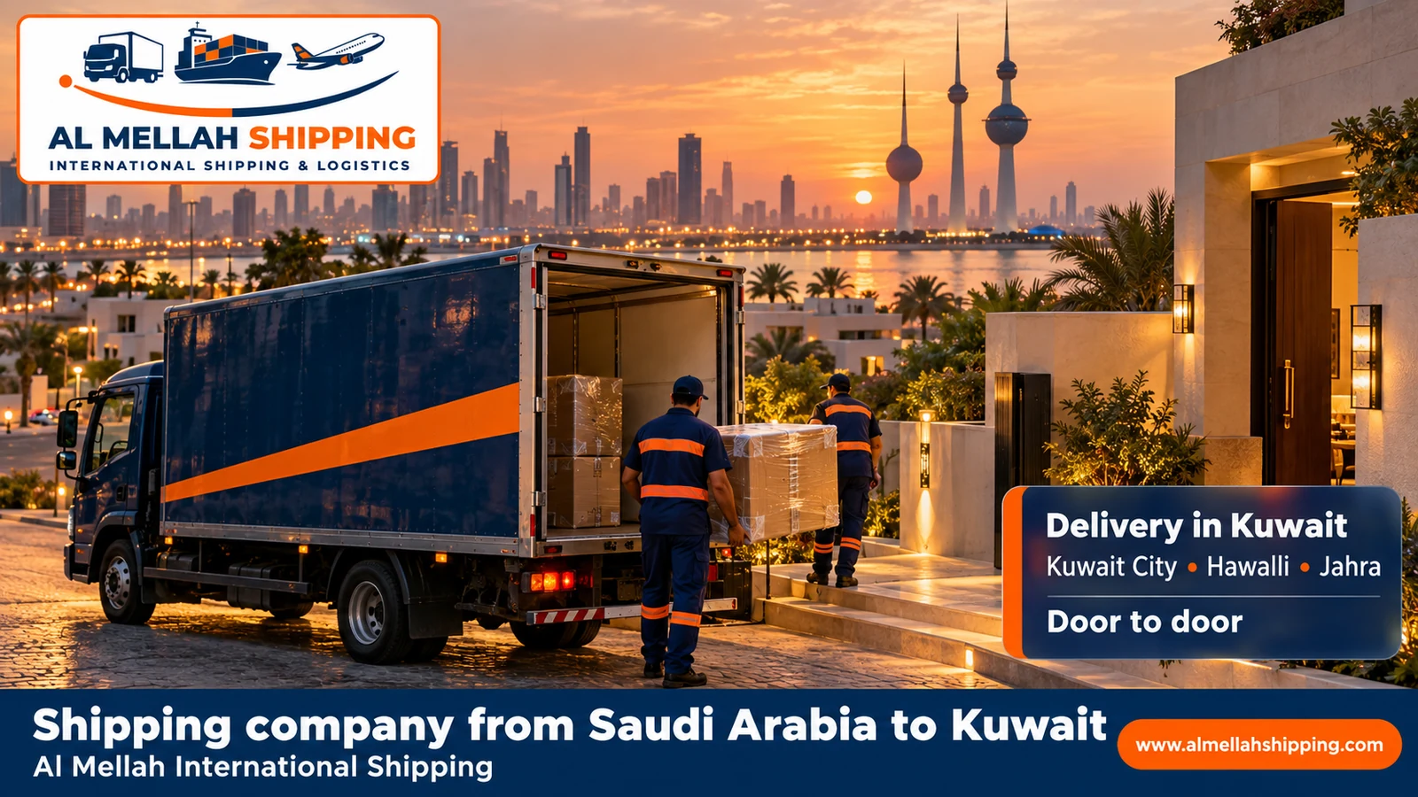 Shipment delivery in Kuwait — shipping from Saudi Arabia to Kuwait