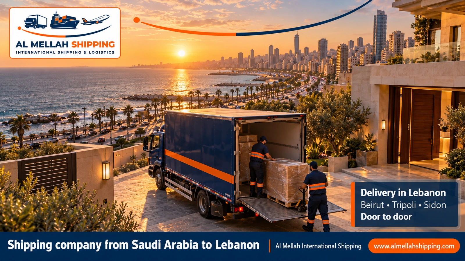 Shipment delivery in Lebanon — shipping from Saudi Arabia to Lebanon