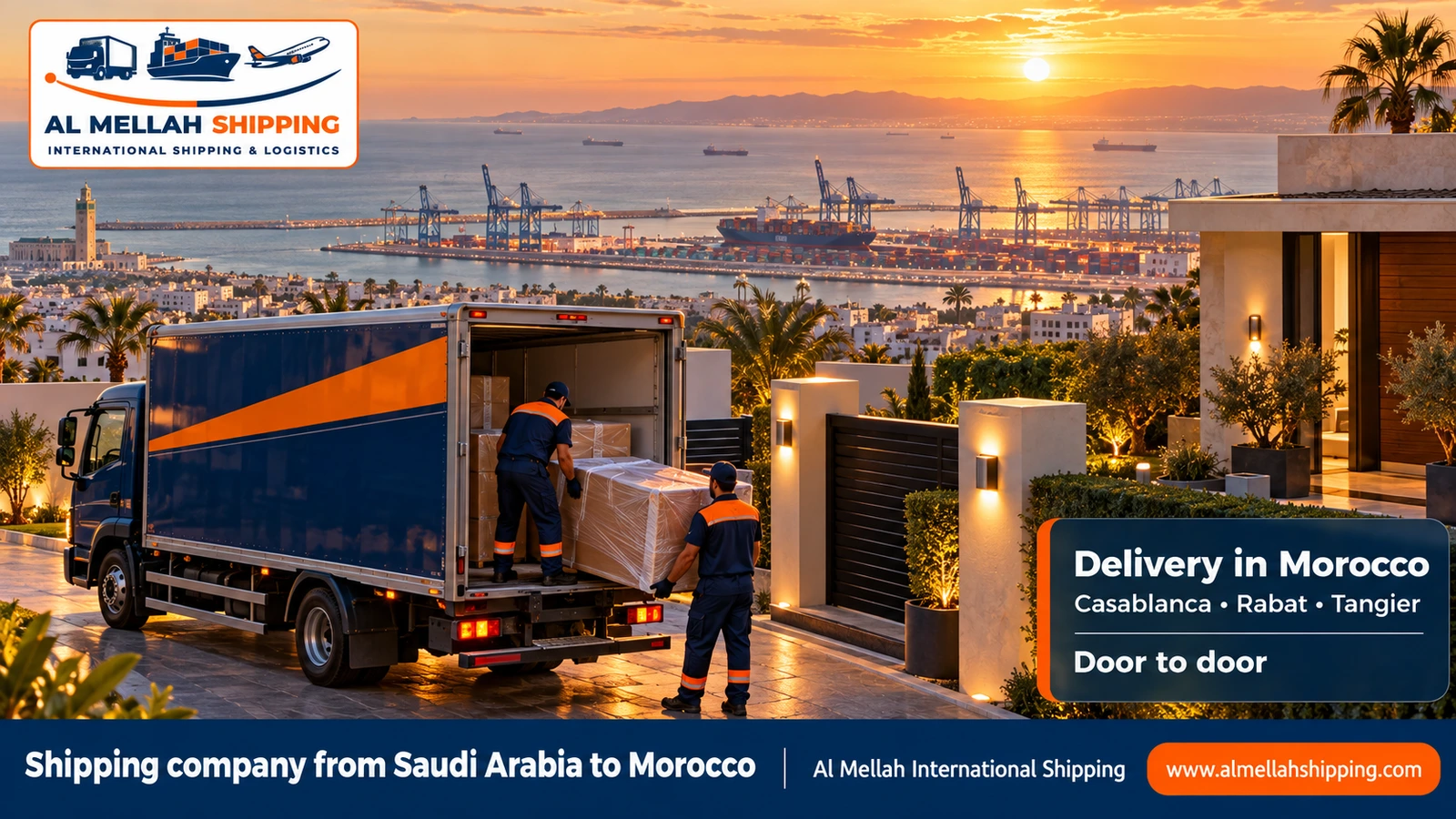 Shipment delivery in Morocco — shipping from Saudi Arabia to Morocco