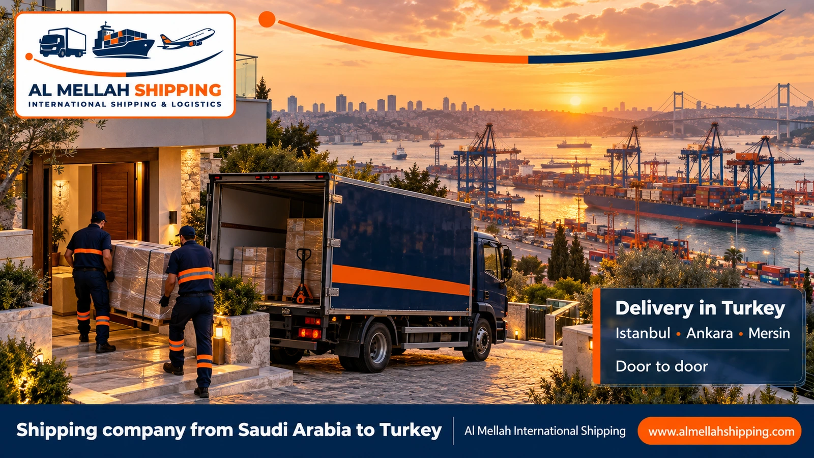 Shipment delivery in Turkey — shipping from Saudi Arabia to Turkey