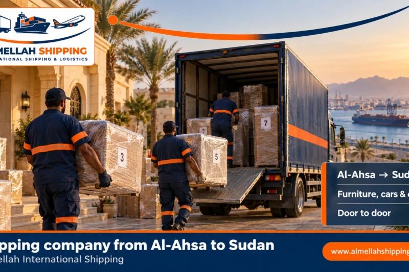 Shipping company from Al-Ahsa to Sudan — Al Mellah International Shipping