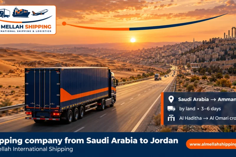 Shipping company from Saudi Arabia to Jordan — Al Mellah International Shipping