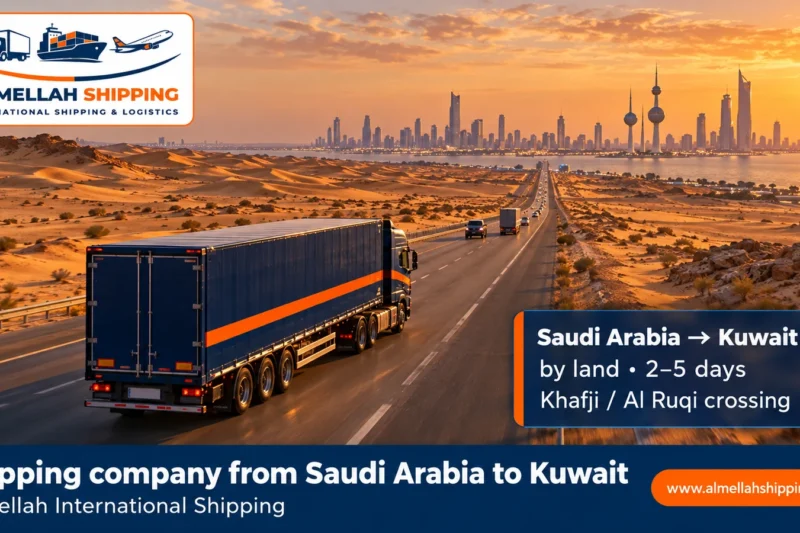 Shipping company from Saudi Arabia to Kuwait — Al Mellah International Shipping