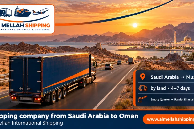 Shipping company from Saudi Arabia to Oman — Al Mellah International Shipping