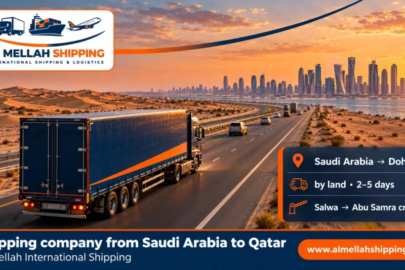 Shipping company from Saudi Arabia to Qatar — Al Mellah International Shipping