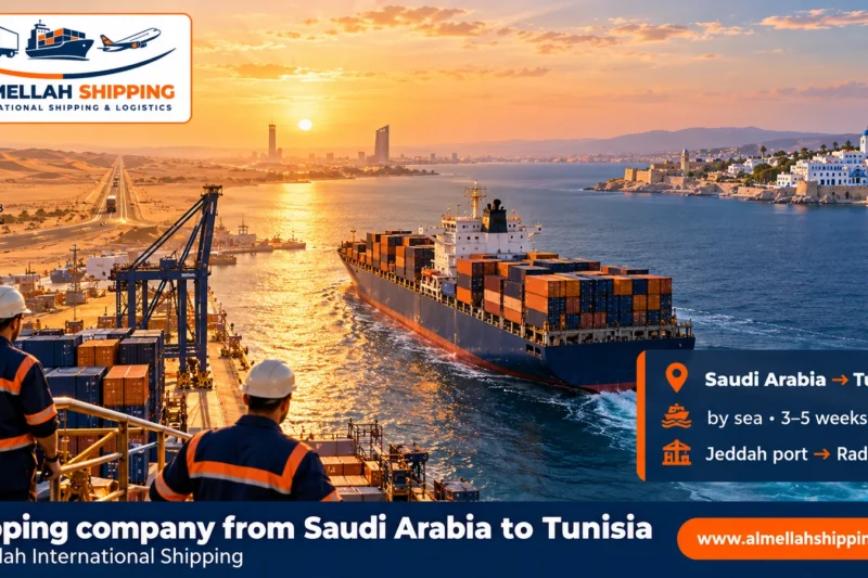 Shipping company from Saudi Arabia to Tunisia — Al Mellah International Shipping