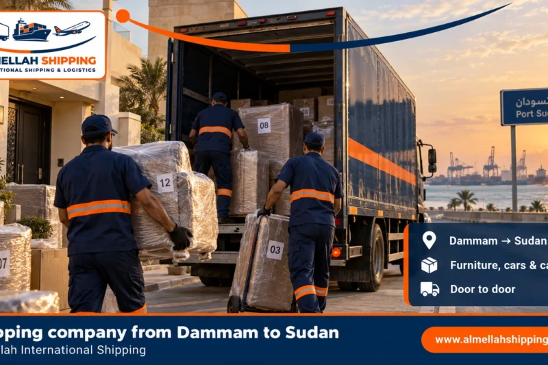 Shipping company from Dammam to Sudan — Al Mellah International Shipping