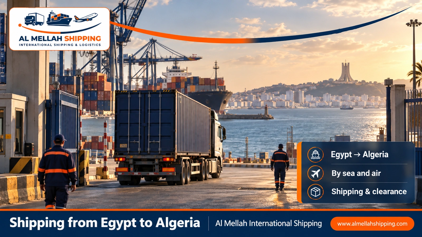 Shipping from Egypt to Algeria — Al Mellah International Shipping