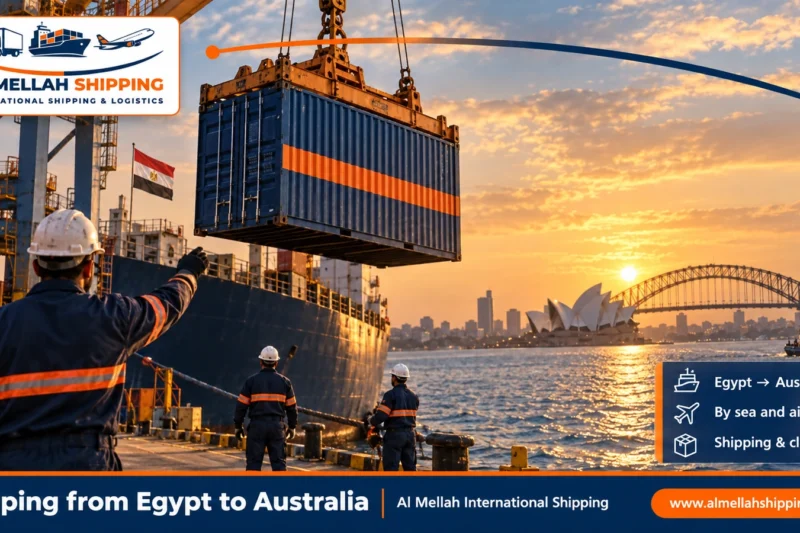 Shipping from Egypt to Australia — Al Mellah International Shipping