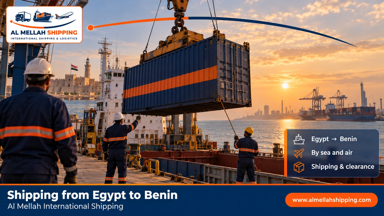 Shipping from Egypt to Benin — Al Mellah International Shipping